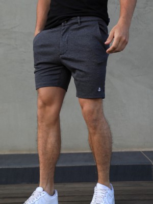 Blakely Sorrento Stretch Fit Shorts Charcoal | HTYUGN315