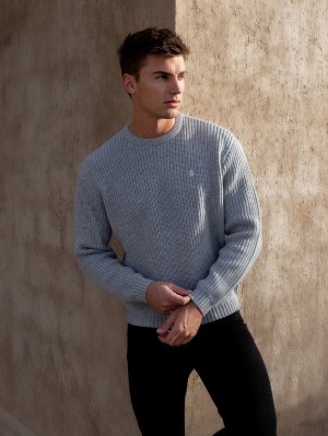 Blakely Stanton Knit Jumper Gris Claro | ADGPLJ234