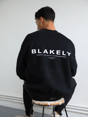 Blakely Statement Relaxed Jumper Negras | WKUATO085