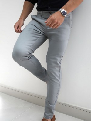 Blakely Stretch Chino Gris Claro | ZQYRIB964