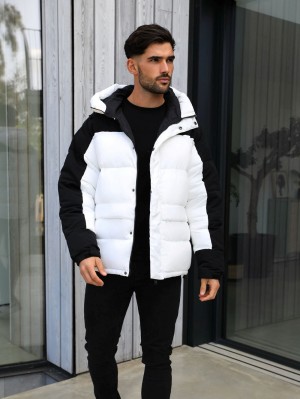 Blakely Tampa Puffer Coat Blancas | VJOTCY653