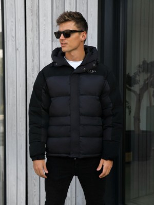 Blakely Tampa Puffer Coat Negras | EDKAJV382