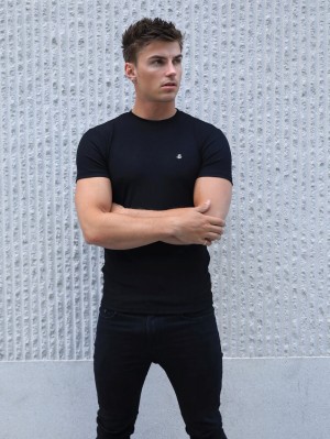 Blakely Torbora T-Shirt Negras | DOCKRJ621