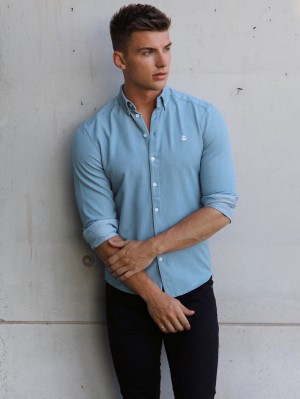 Blakely Torino Shirt Azules | BIZMNQ846