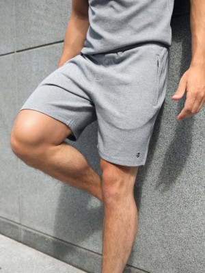 Blakely Toulon Textured Shorts Gris | DPMOIV581