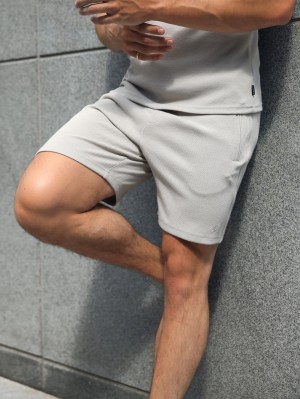 Blakely Toulon Textured Shorts Stone | DBIFEC238