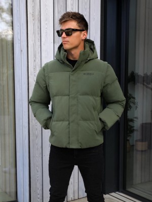 Blakely Ultimate Multiway Puffer Coat Kaki Verde | ZTEWVG037