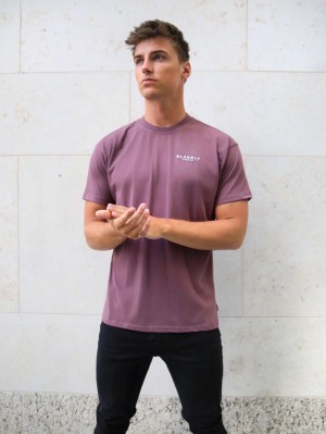 Blakely Universal Relaxed T-Shirt Burdeos | YJMUCQ451