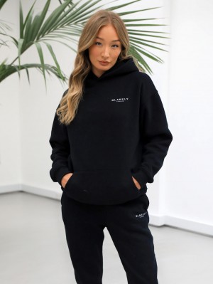 Blakely Universal Women's Relaxed Hoodie Negras | DALRMZ408