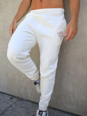 Blakely Varsity Sweatpants Blancas | ZEGTDU726