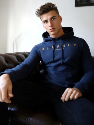 Blakely Vatolla Hoodie Azul Marino | VLSYRE941