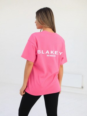 Blakely Womens Members Relaxed T-Shirt Rosas | KOENDL730