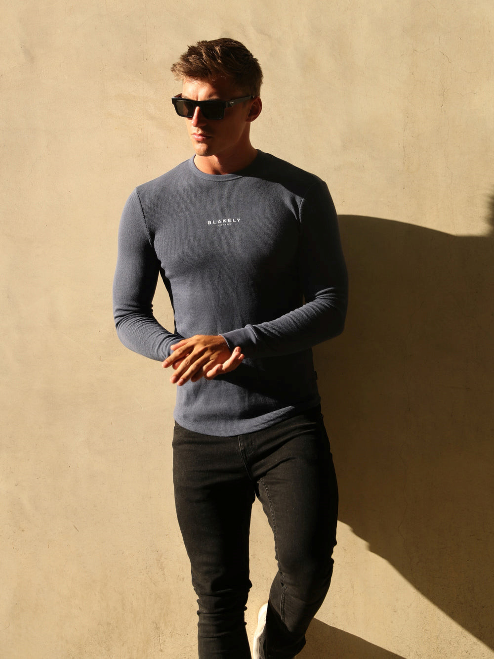 Blakely Alezio Textured Jumper Azules | MHLDQS298