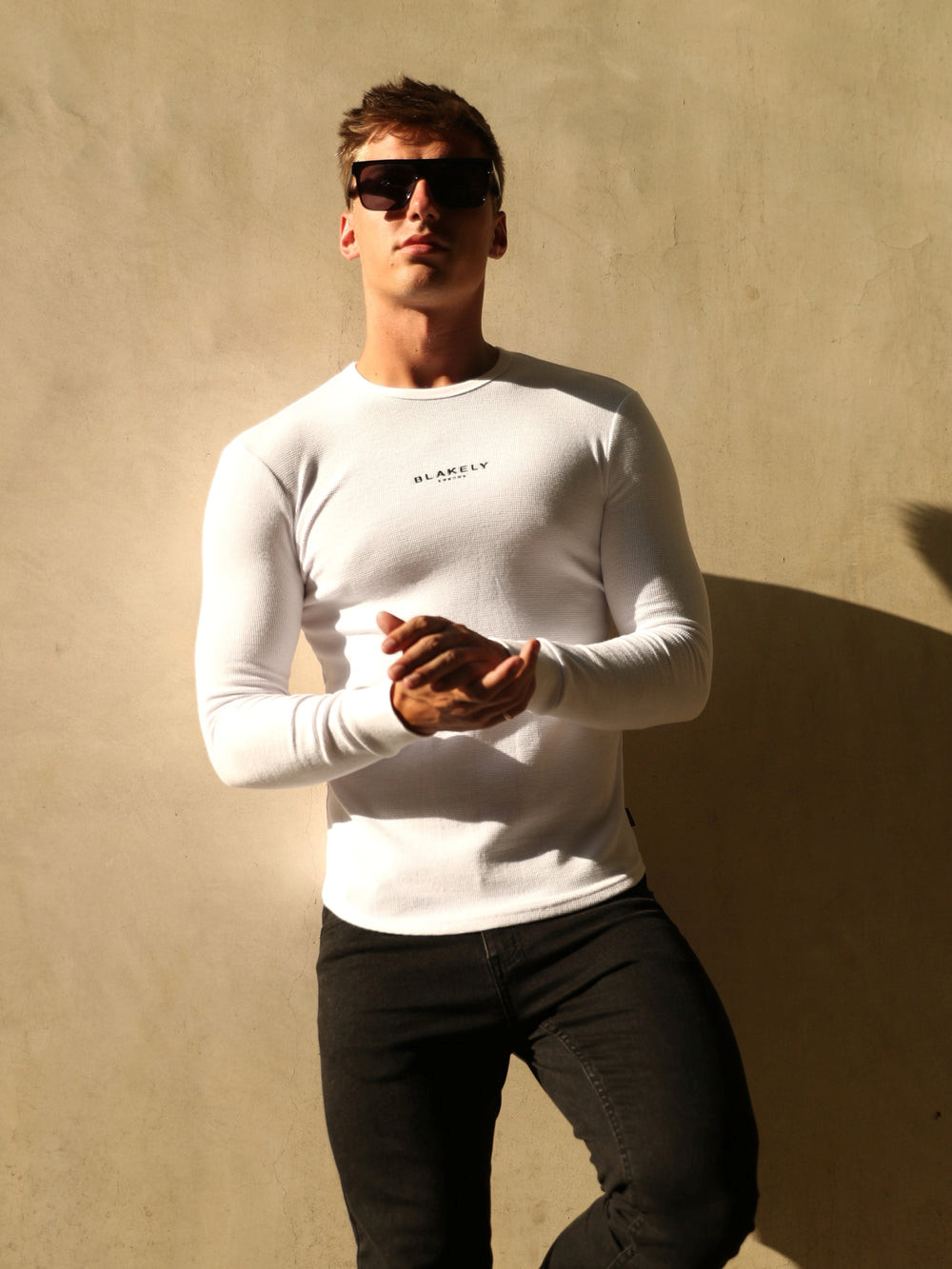 Blakely Alezio Textured Jumper Blancas | QRCKHP160