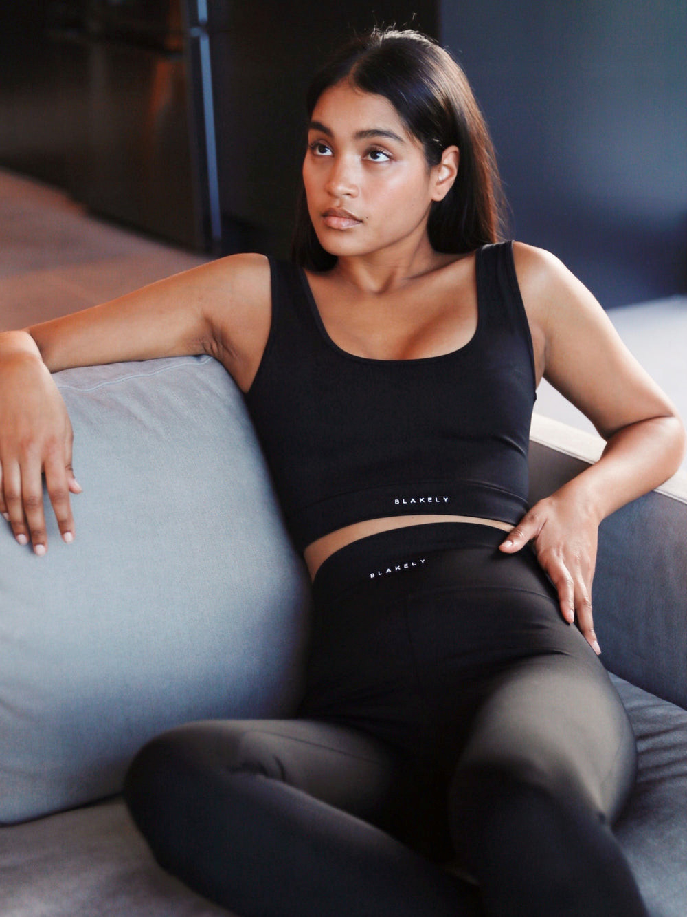 Blakely Alina Sports Bra Negras | LCQUGS645