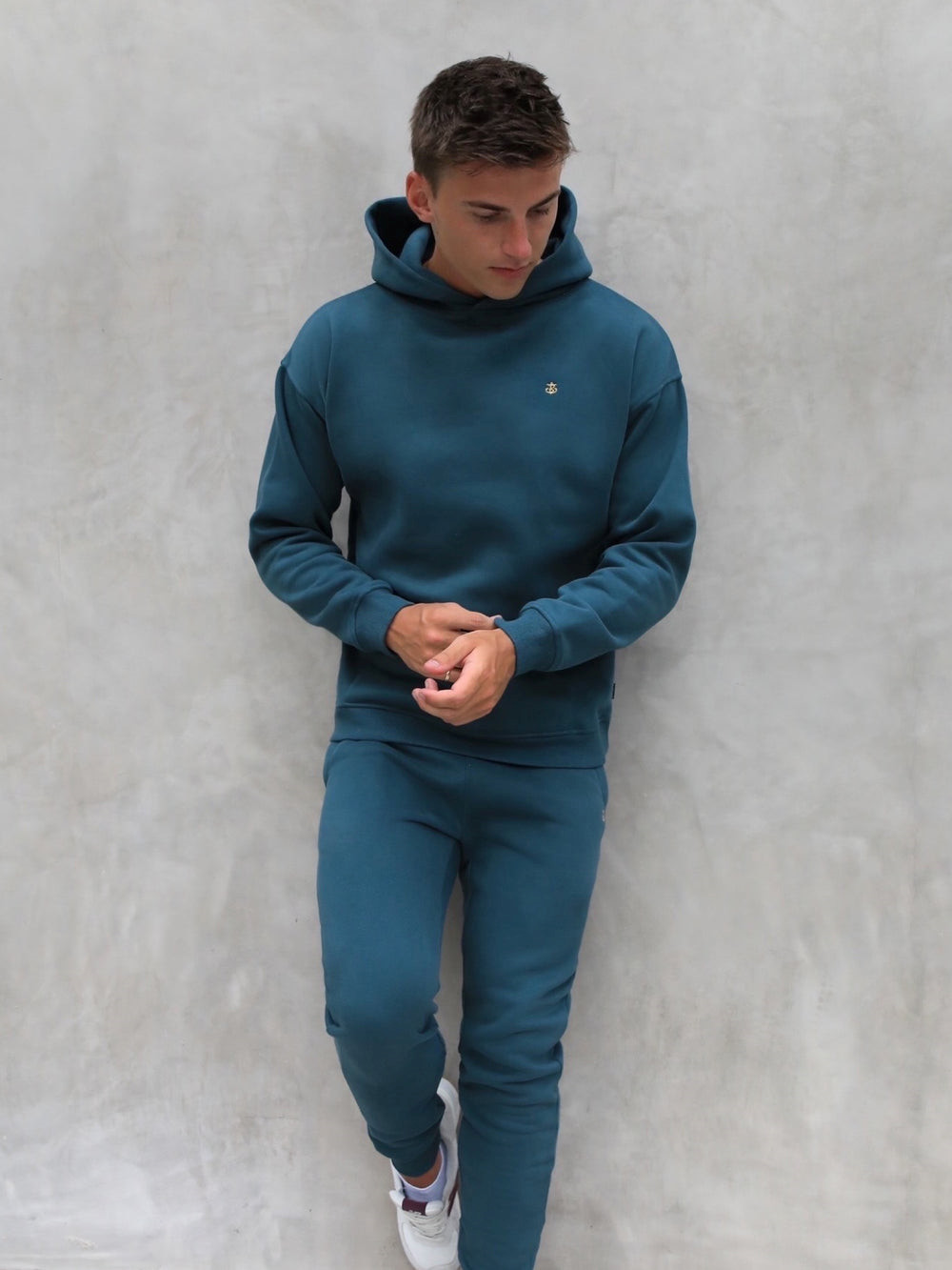 Blakely Anchor Relaxed Hoodie Verde | MWVTOH358