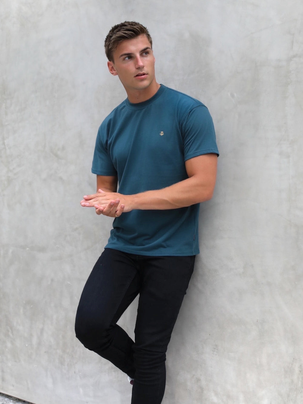 Blakely Anchor Relaxed T-Shirt Verde | UWPCHT542