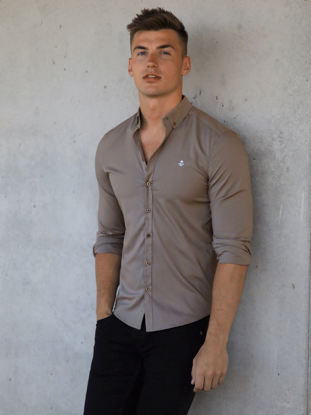 Blakely Anzio Shirt Marrones | WMEKTP375
