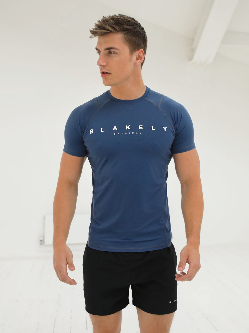 Blakely Apex Active T-Shirt Azules | NPQDBO397
