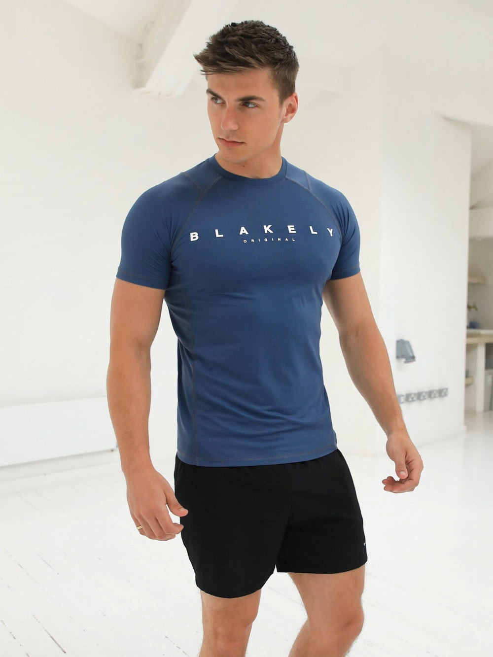 Blakely Apex Active T-Shirt Azules | RZSOUG823
