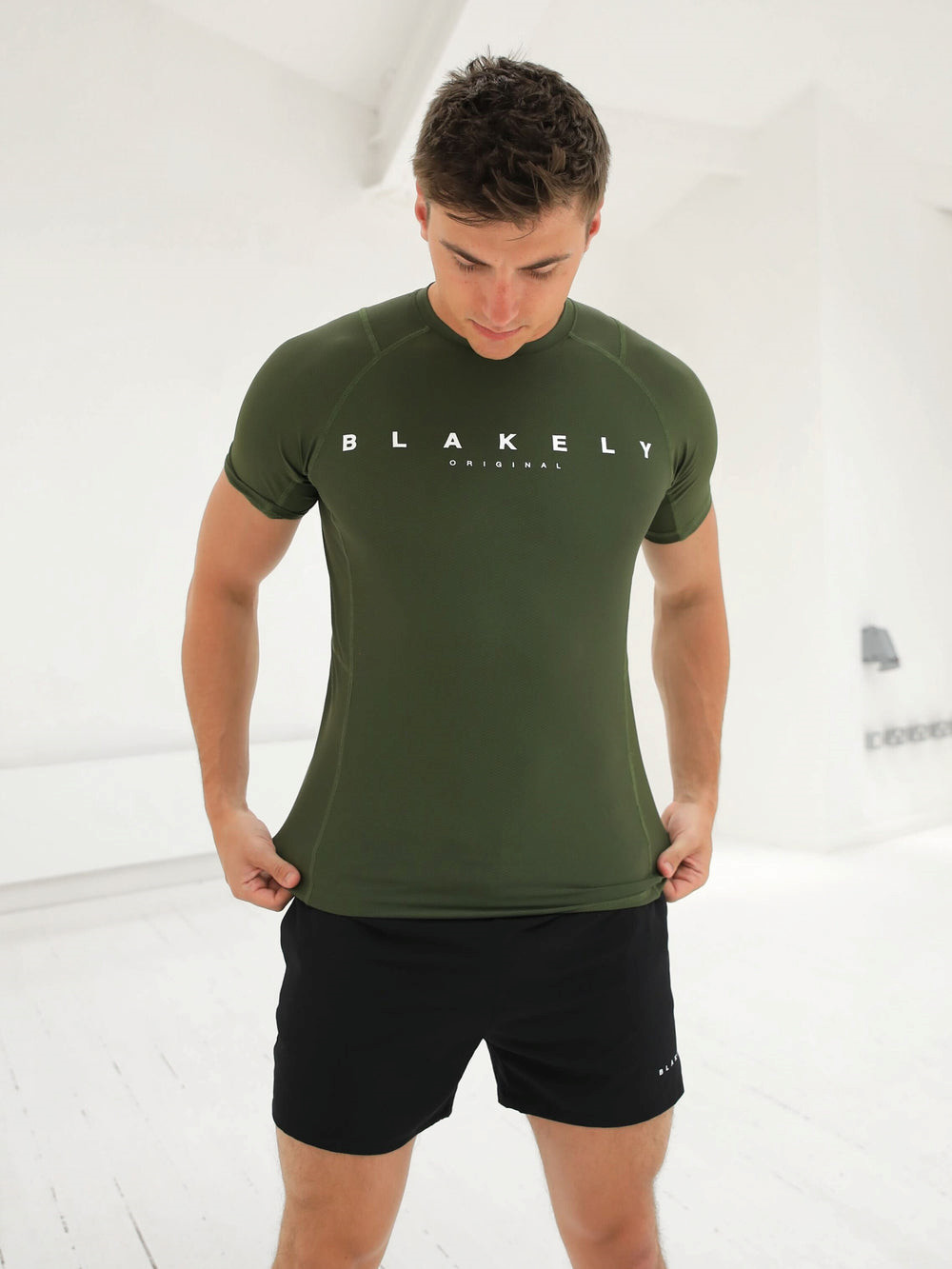 Blakely Apex Active T-Shirt Verde Oscuro | KTVGJD703