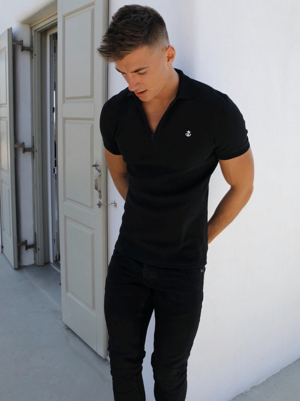 Blakely Aspen Polo Negras | FKWDVY603