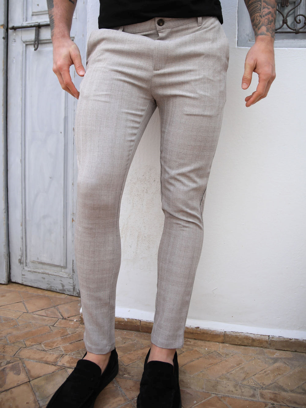 Blakely Assaki Checked Trousers Marrones | RWUZHP291