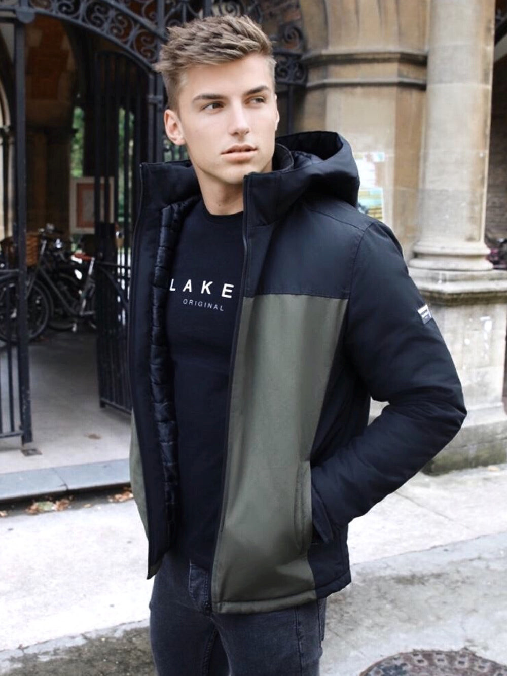 Blakely Belfield Coat Verde | DYACIN380