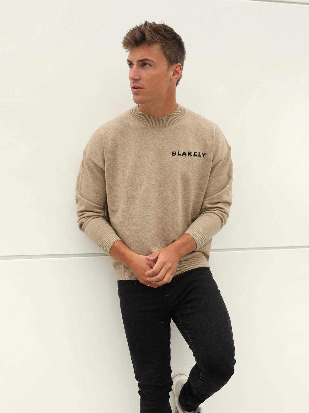 Blakely Blakely Knitted Jumper Tan | PCYTLM658