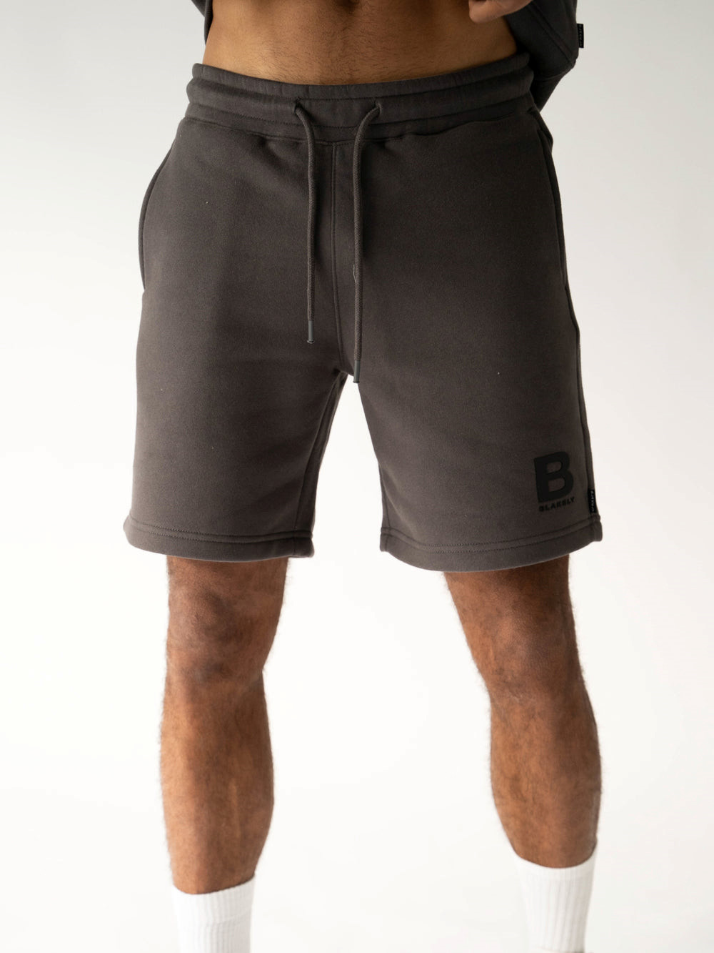 Blakely Blakely London Jogger Shorts Charcoal | CBLXHW430