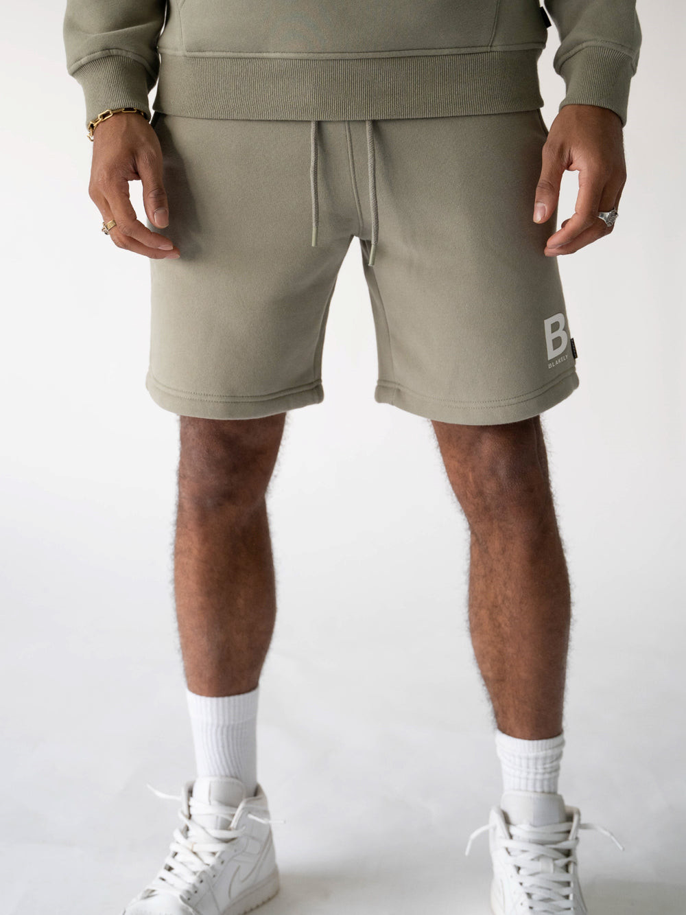 Blakely Blakely London Jogger Shorts Verde Oliva | WKALJZ357