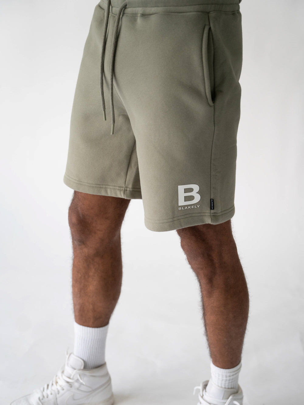 Blakely Blakely London Jogger Shorts Verde Oliva | WKALJZ357