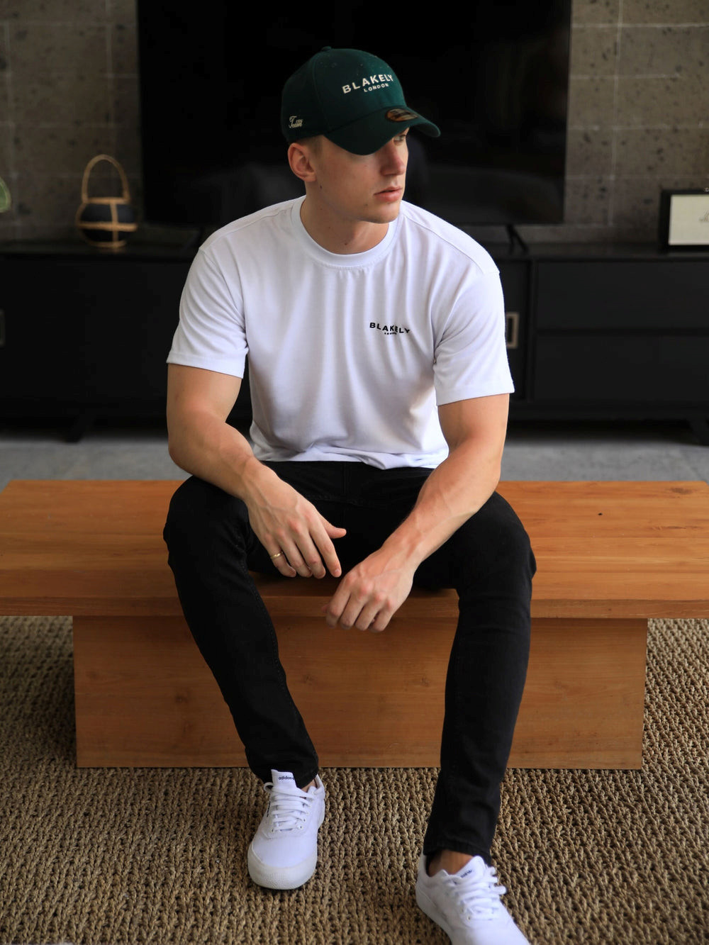 Blakely Blakely London Relaxed Fit T-Shirt Blancas | ZTKBIO402