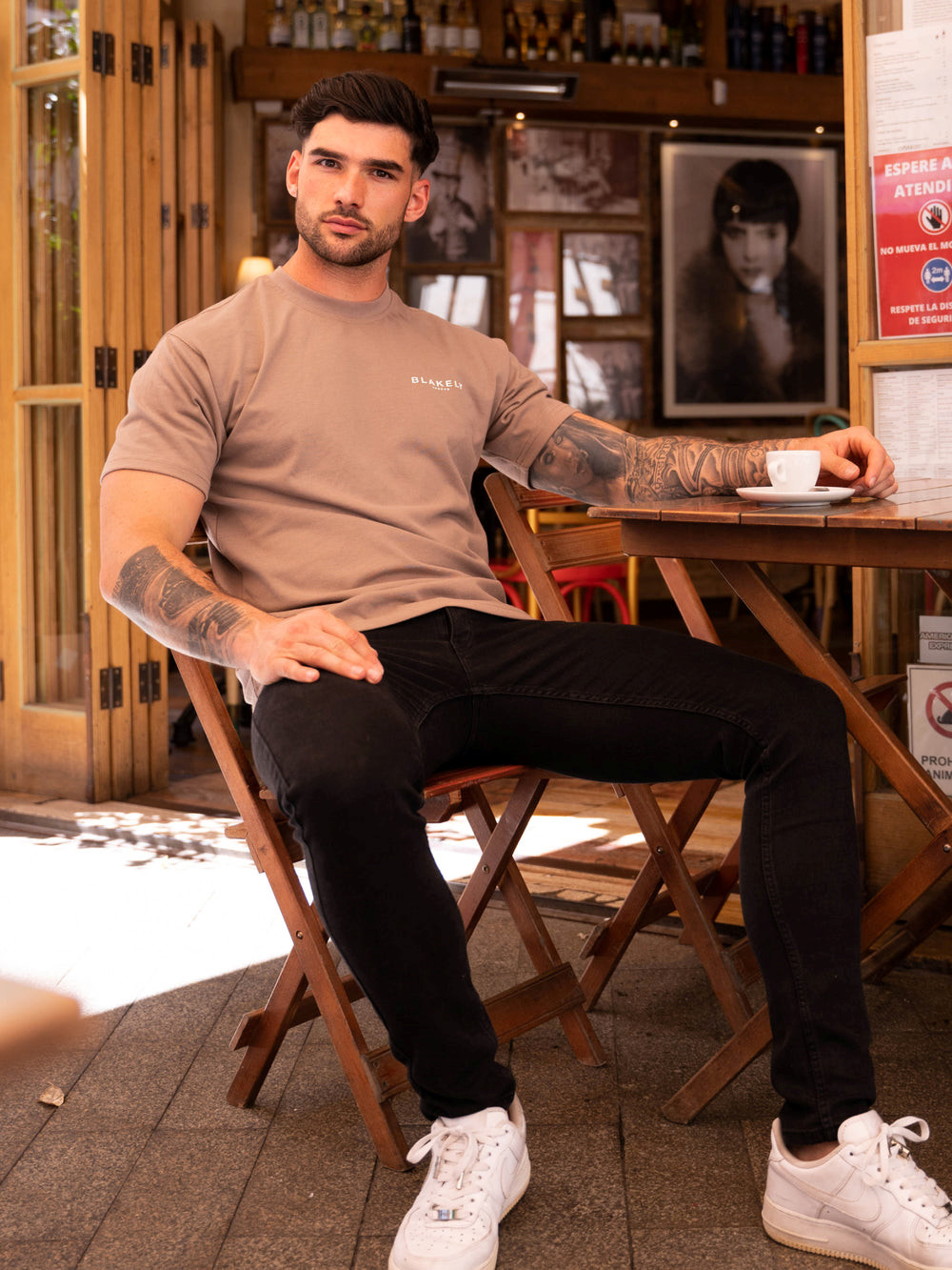 Blakely Blakely London Relaxed Fit T-Shirt Marrones | TYRXKC546