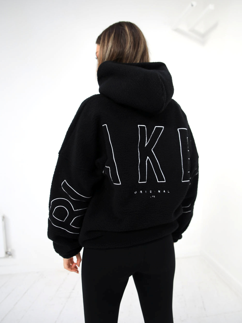 Blakely Borg Isabel Oversized Hoodie Negras | YMJPHG109