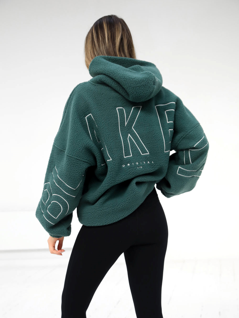 Blakely Borg Isabel Oversized Hoodie Verde | GPKYAU840