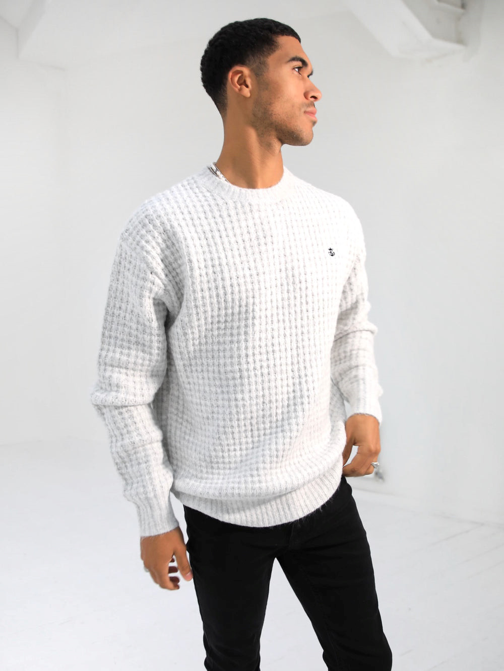 Blakely Burford Knit Jumper Blancas | VJWHEO503