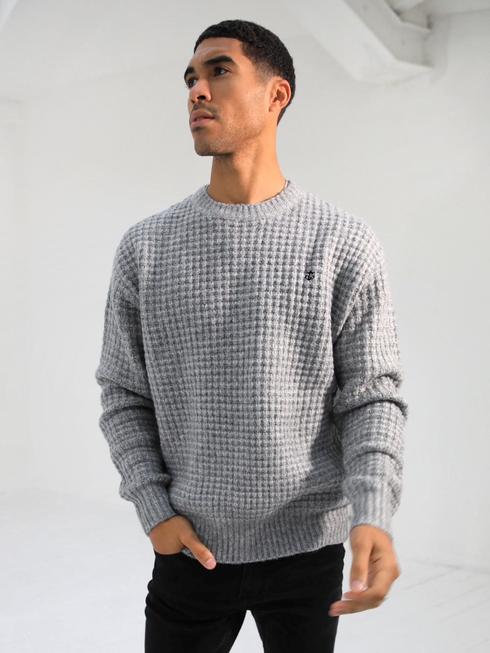 Blakely Burford Knit Jumper Gris | IPLBJK825