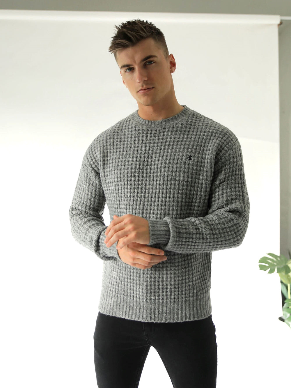 Blakely Burford Knit Jumper Gris | IPLBJK825