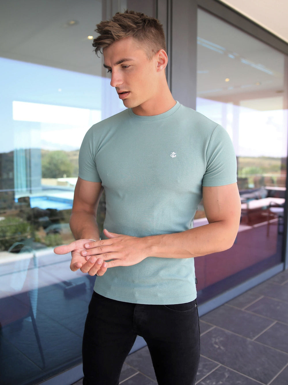 Blakely Eli T-Shirt Verde | FJIYNV326
