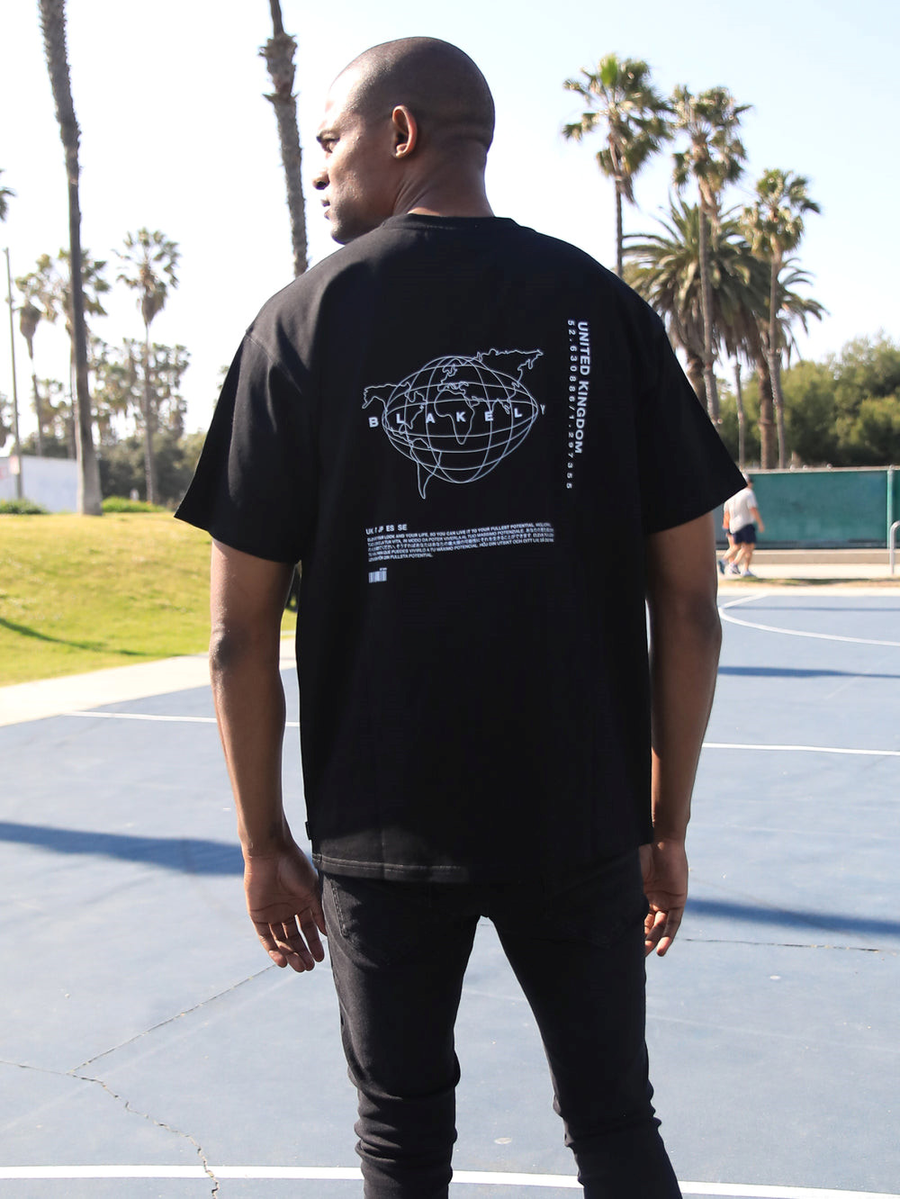 Blakely Global Relaxed Fit T-Shirt Negras | SWYKDC612