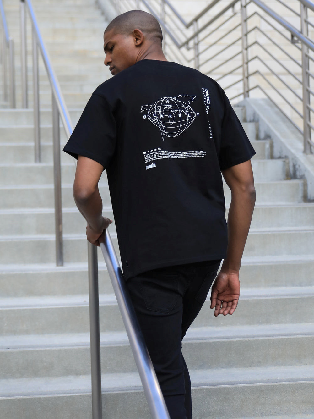 Blakely Global Relaxed Fit T-Shirt Negras | SWYKDC612