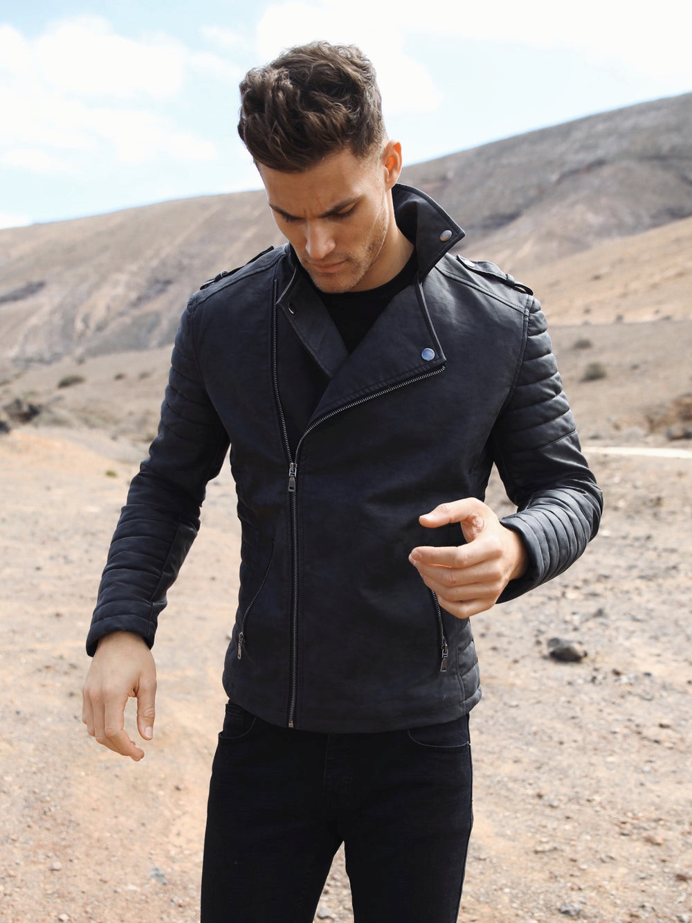 Blakely Harley Jacket Negras | KRLAHI702