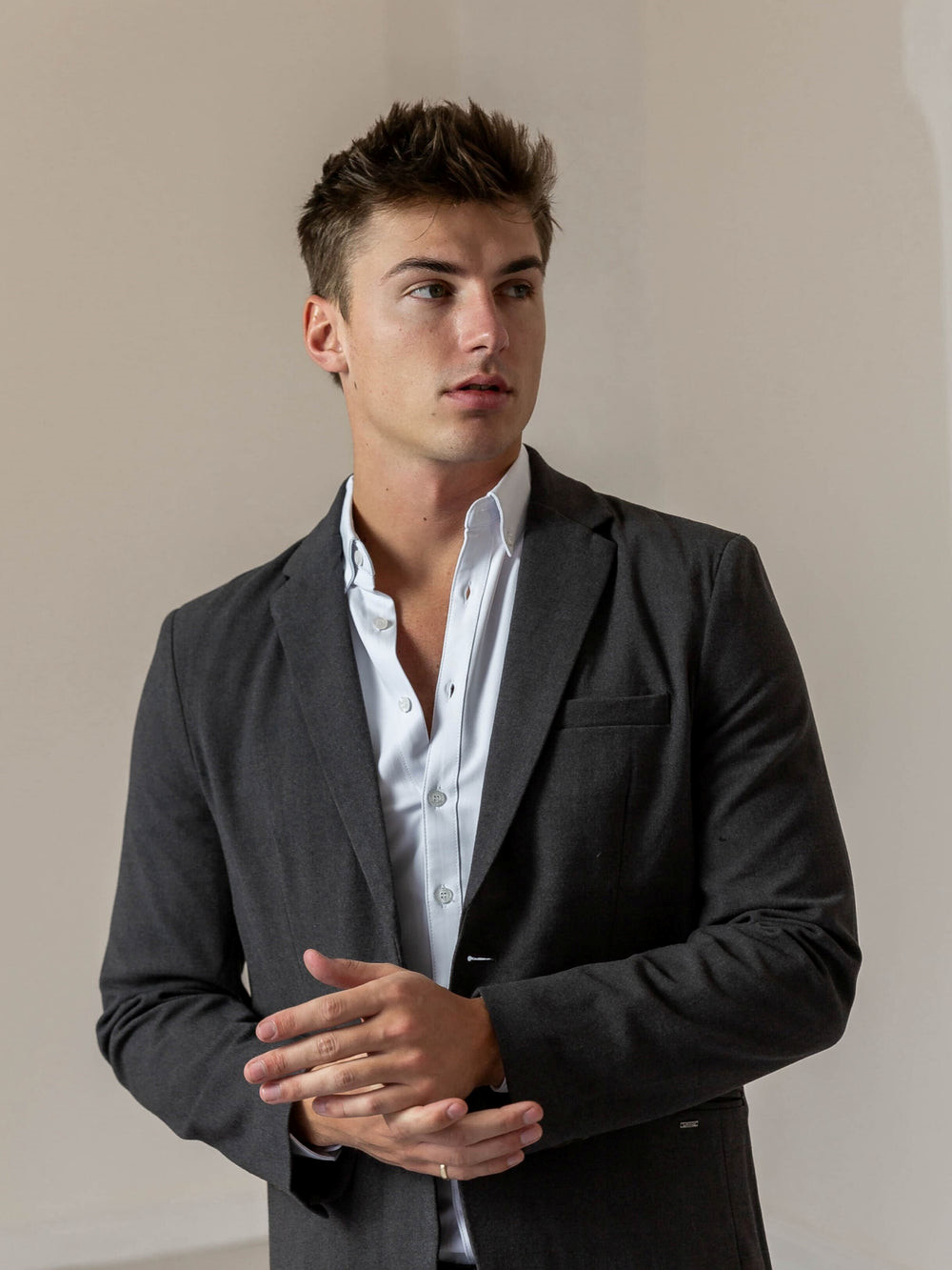 Blakely Haywood Blazer Charcoal | MZJGXC254