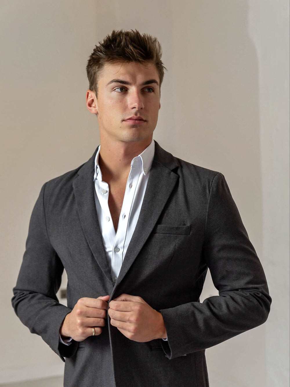 Blakely Haywood Blazer Charcoal | MZJGXC254