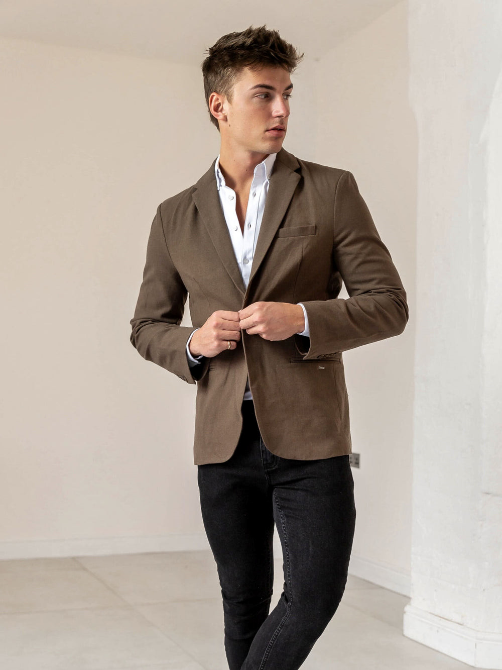 Blakely Haywood Blazer Marrones | EBPJAG157