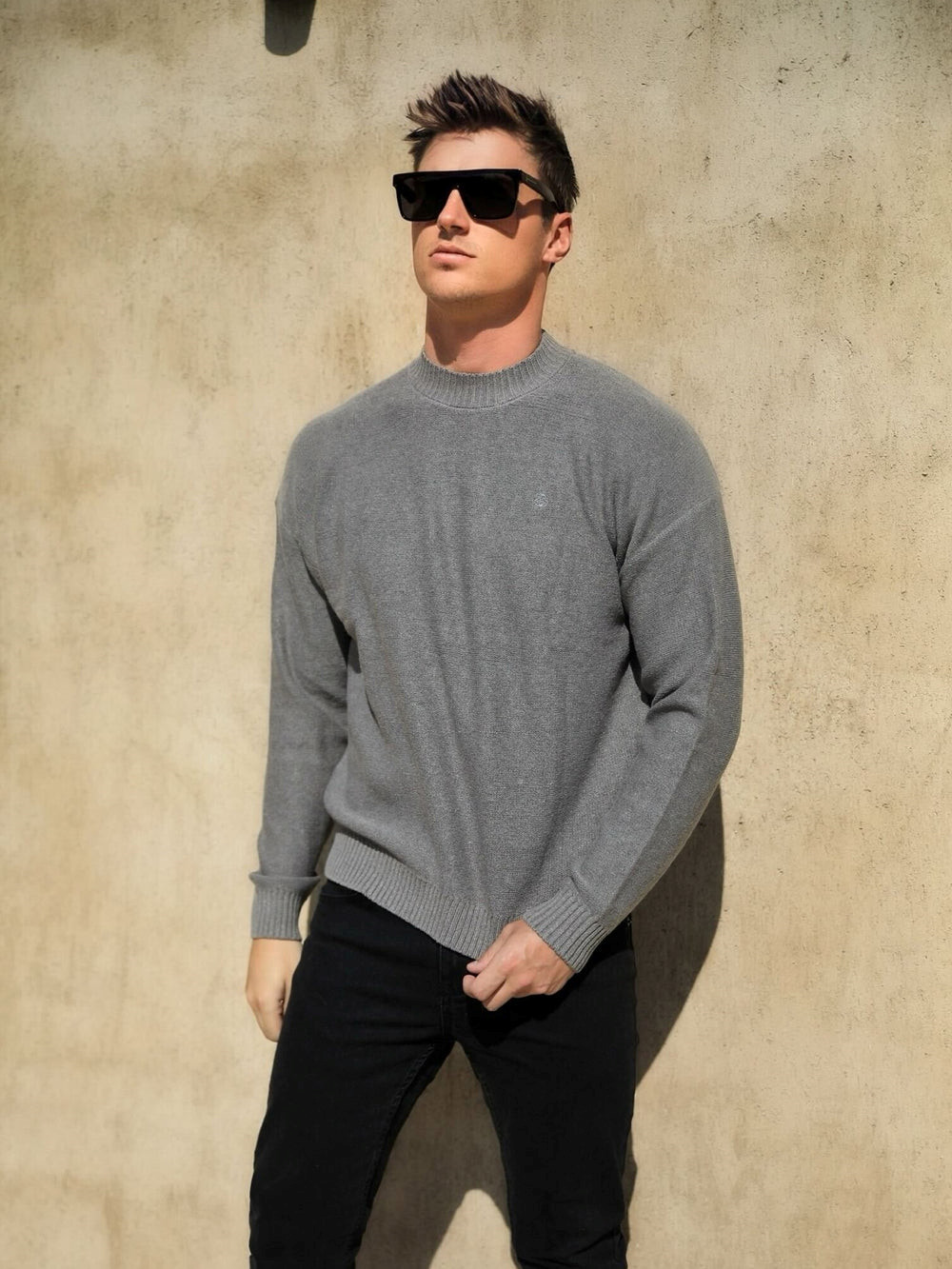 Blakely Huxley Knit Jumper Sand | AUIJSF835
