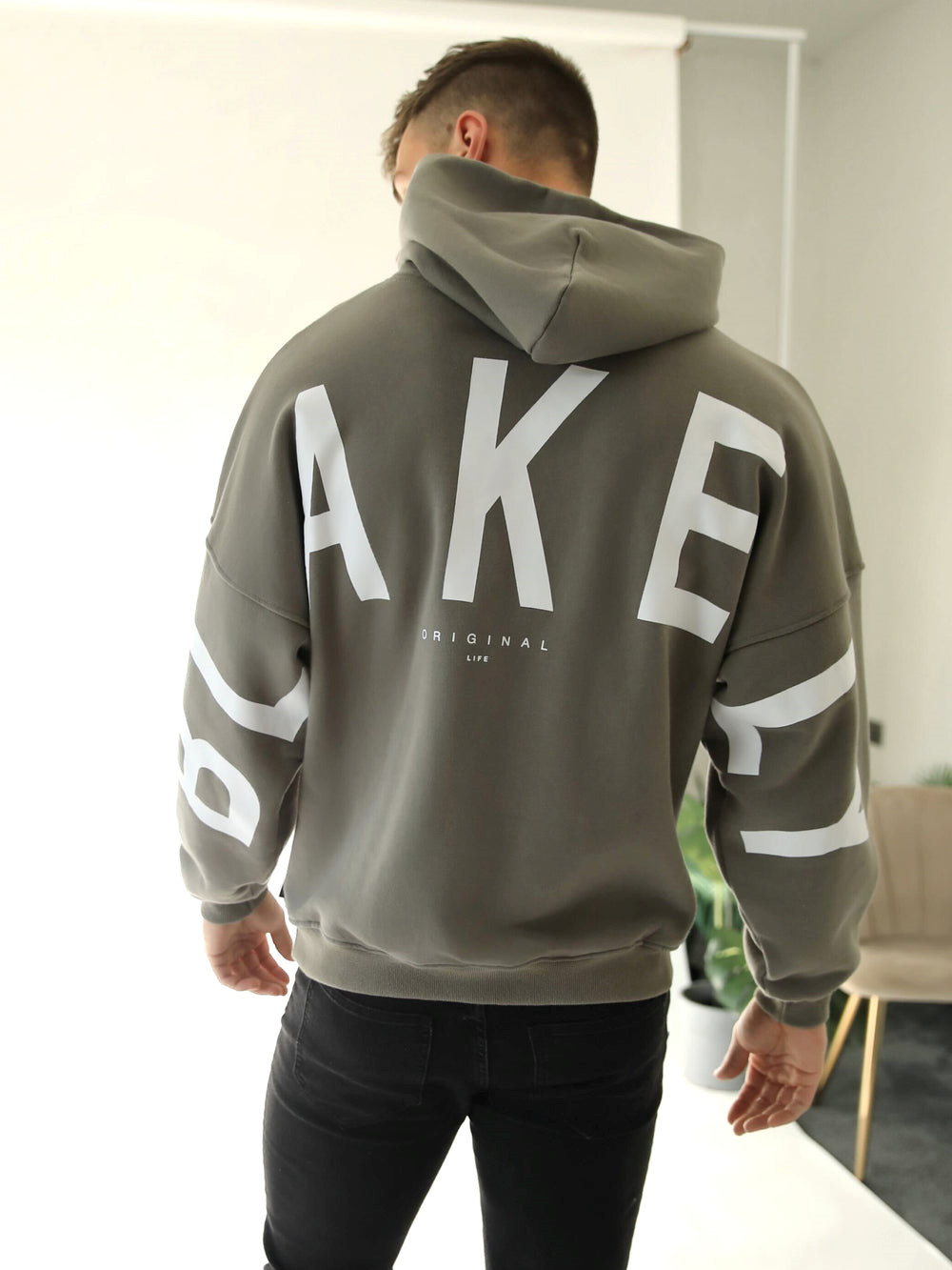 Blakely Idris Oversized Hoodie Verde | BQFGOT469