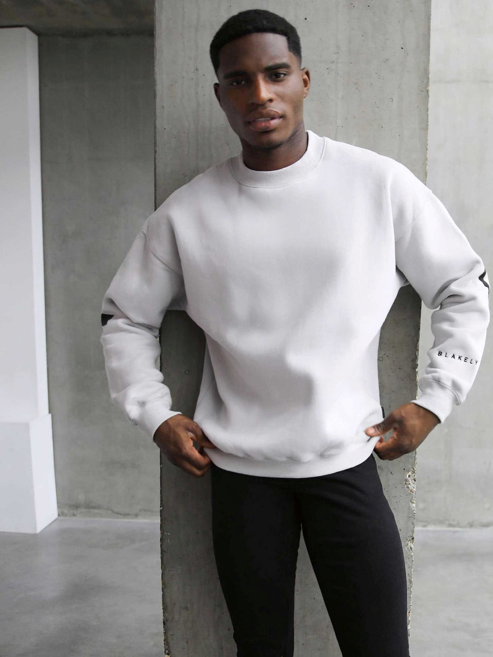 Blakely Idris Oversized Jumper Stone | TJLEWQ216