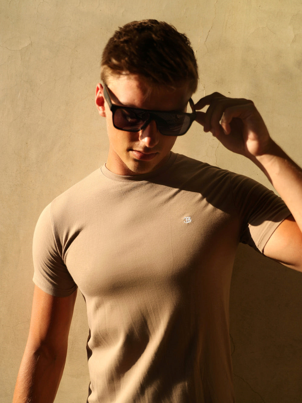 Blakely Initial T-Shirt Marrones | JZQSLW197